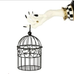 MacKenzie Childs Haunted House Spooky Hand Lantern wall decoration- Nib